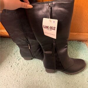 Lukees by Muk Luks ‘tall black boots’